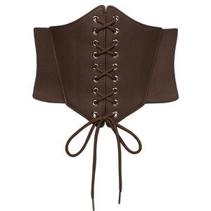 Women's Renaissance Stretchy Belt 1950s Wide Elastic Belts Plus Size 9854